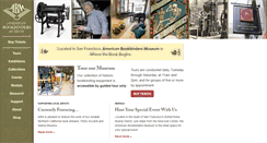 Desktop Screenshot of bookbindersmuseum.org
